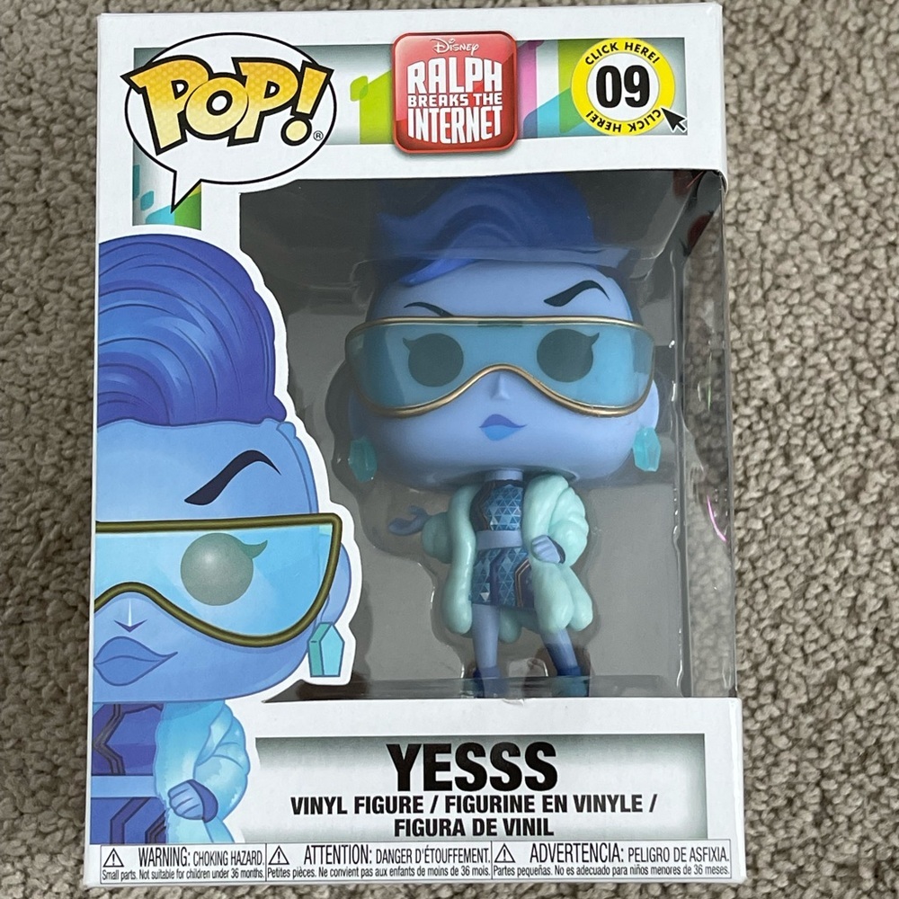 NIB Funko Pop! Ralph Breaks the Internet #09 Yesss character​